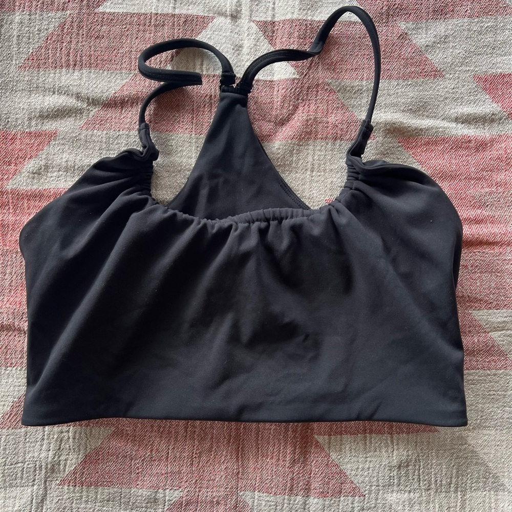 FP Movement by Free People Black Active Crop Top (Med)